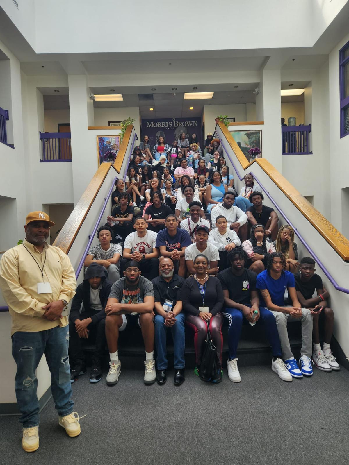 Full student group photo at Morris Brown