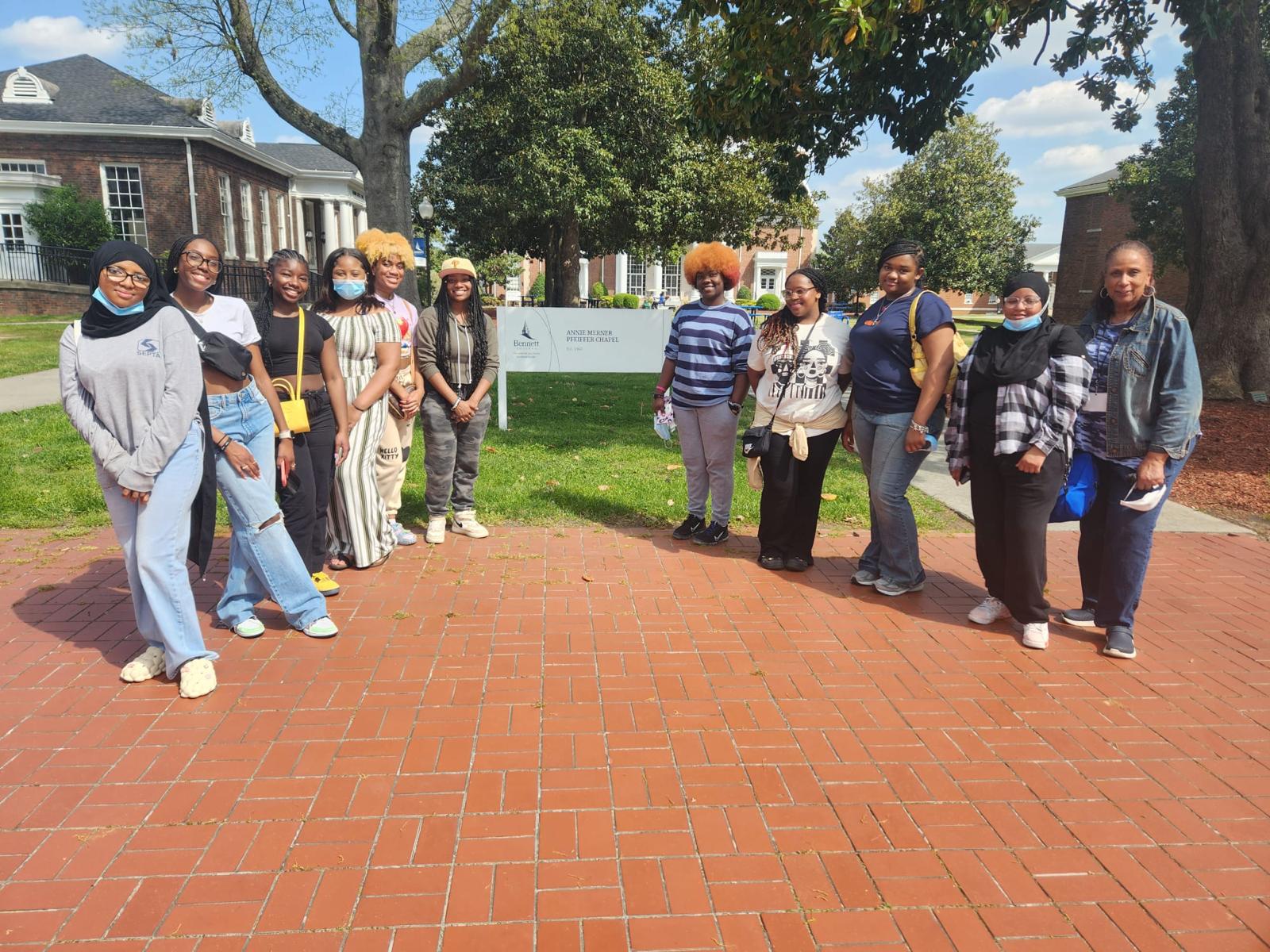 Female students group